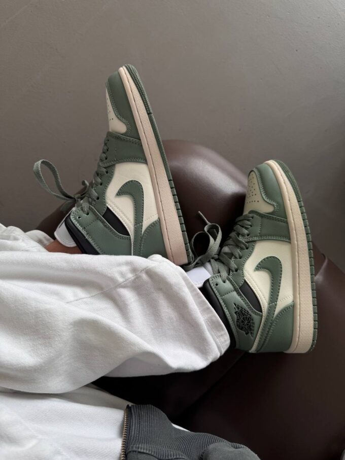 Nike Air Jordan 1 Retro Mid Jade Smoke - Зображення 3