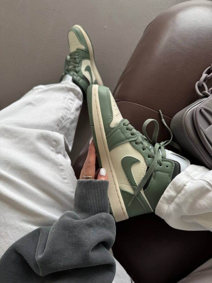 Nike Air Jordan 1 Retro Mid Jade Smoke - Зображення 6