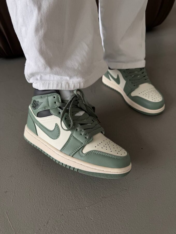 Nike Air Jordan 1 Retro Mid Jade Smoke - Зображення 2