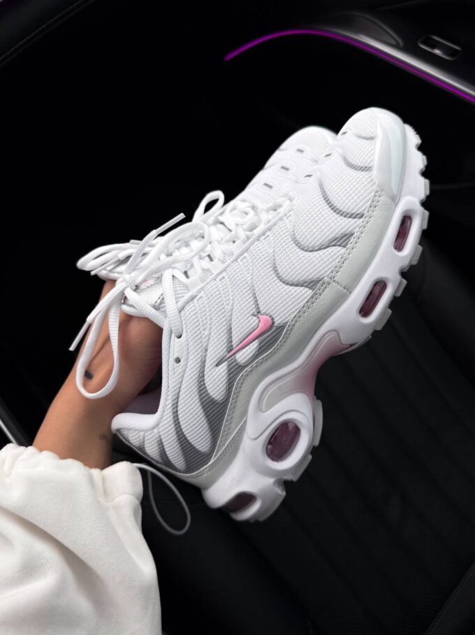 Nike Air Max Tn Plus White Grey Pink - Зображення 4