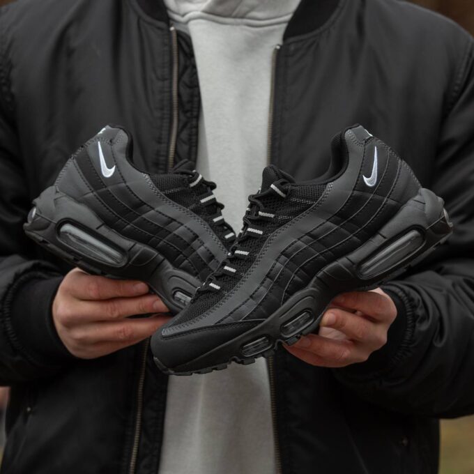 Nike Air Max 95 Black Grey - Зображення 4