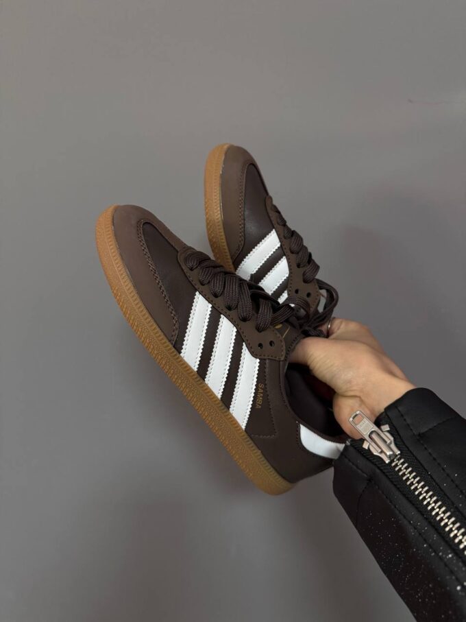 Adidas Samba Brown / White - Зображення 5