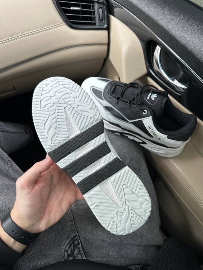 Adidas Niteball II White Black - Зображення 7