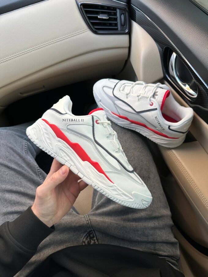 Adidas Niteball ll White Red