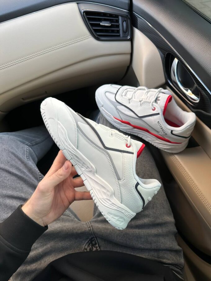 Adidas Niteball ll White Red - Зображення 3