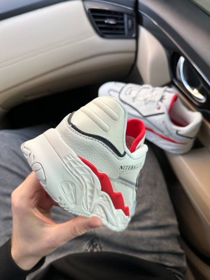 Adidas Niteball ll White Red - Зображення 6