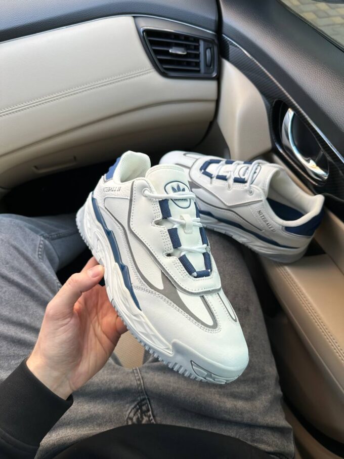 Adidas Niteball ll White Blue - Зображення 2