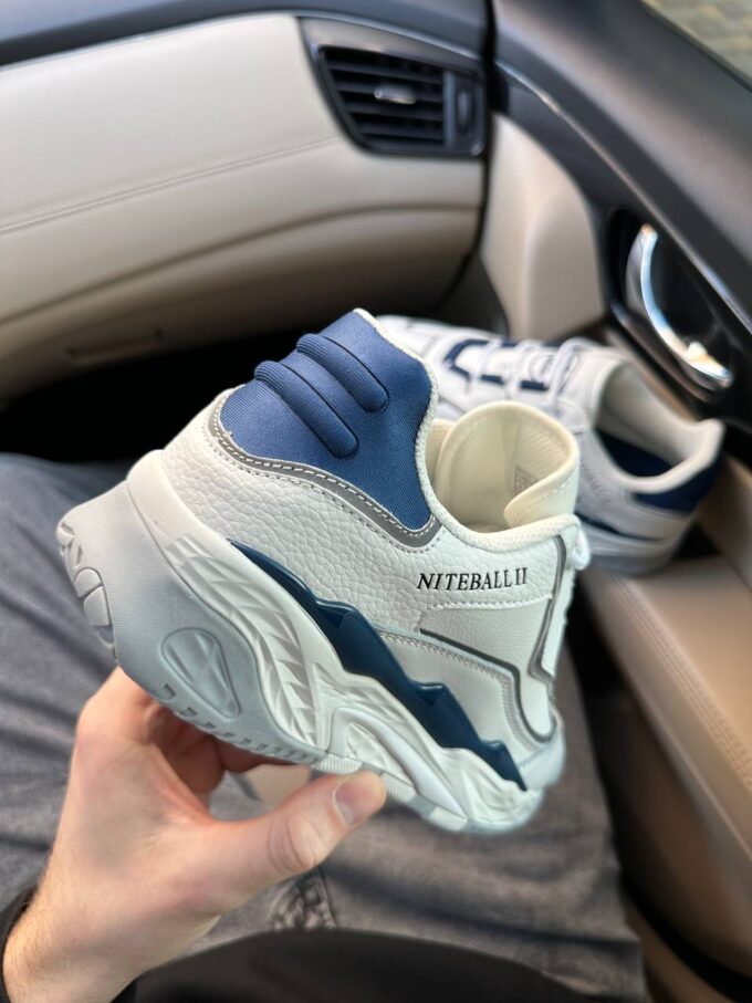 Adidas Niteball ll White Blue - Зображення 6