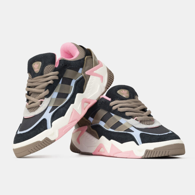 Adidas Niteball II Khaki Black Pink - Зображення 4