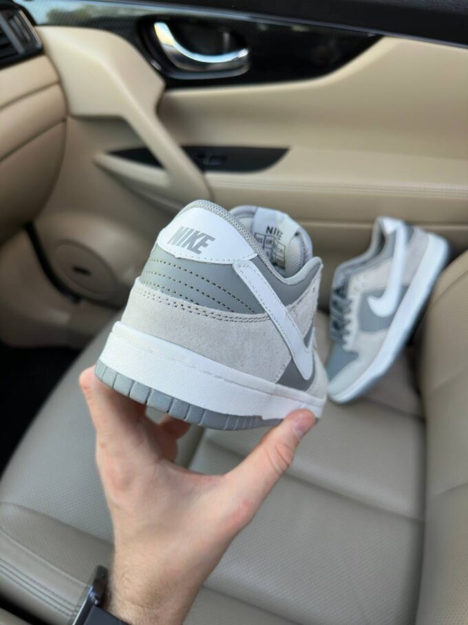 Nike SB Dunk Low Grey White - Зображення 6
