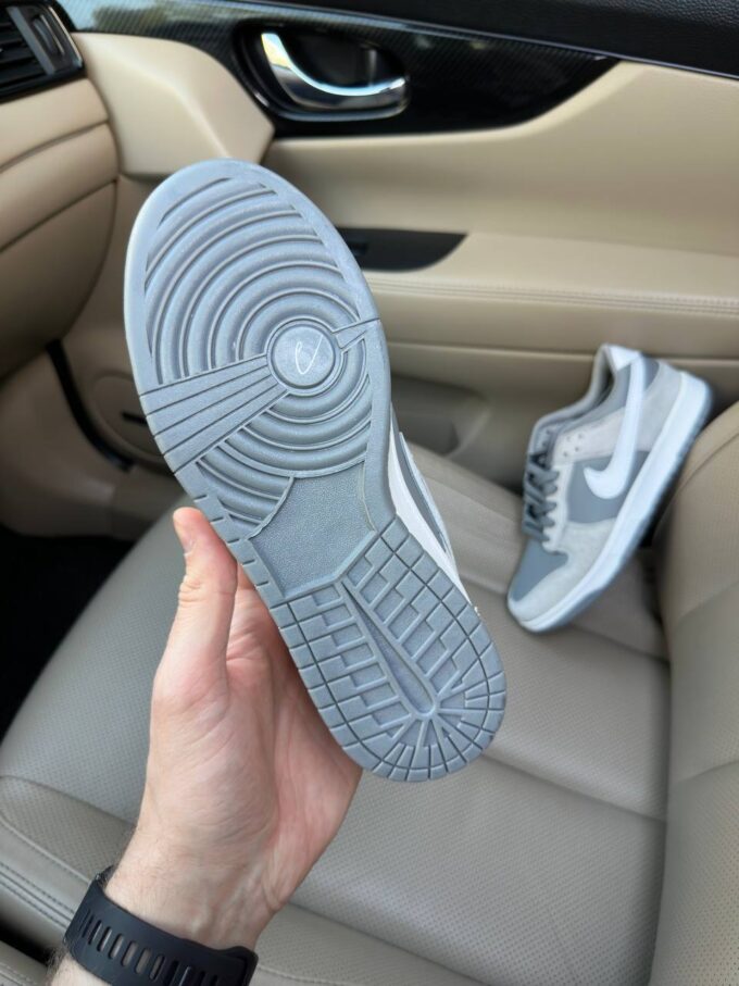 Nike SB Dunk Low Grey White - Зображення 7