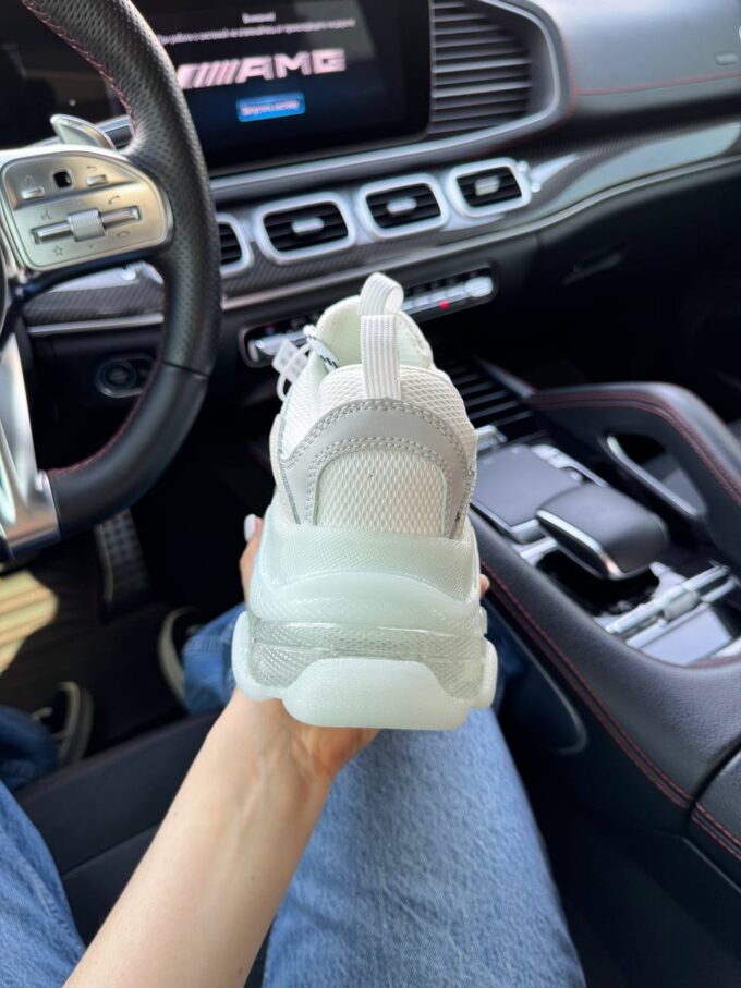 Balenciaga Triple S  Clear Sole White - Зображення 4