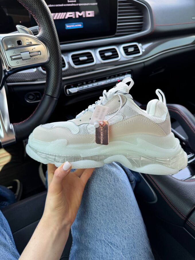 Balenciaga Triple S  Clear Sole White - Зображення 2