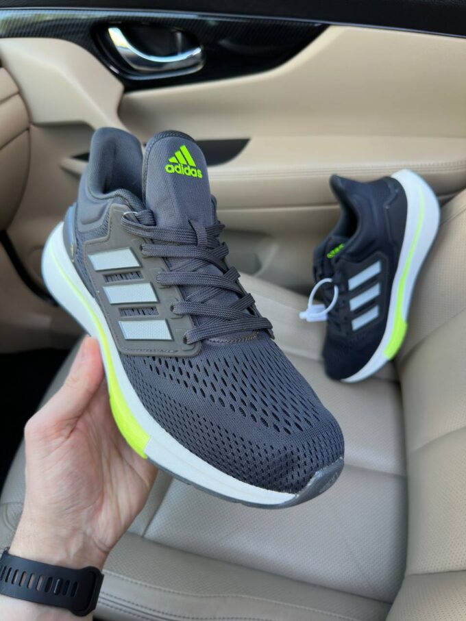 Adidas EQ21 Run Dark Grey White Yellow - Зображення 2