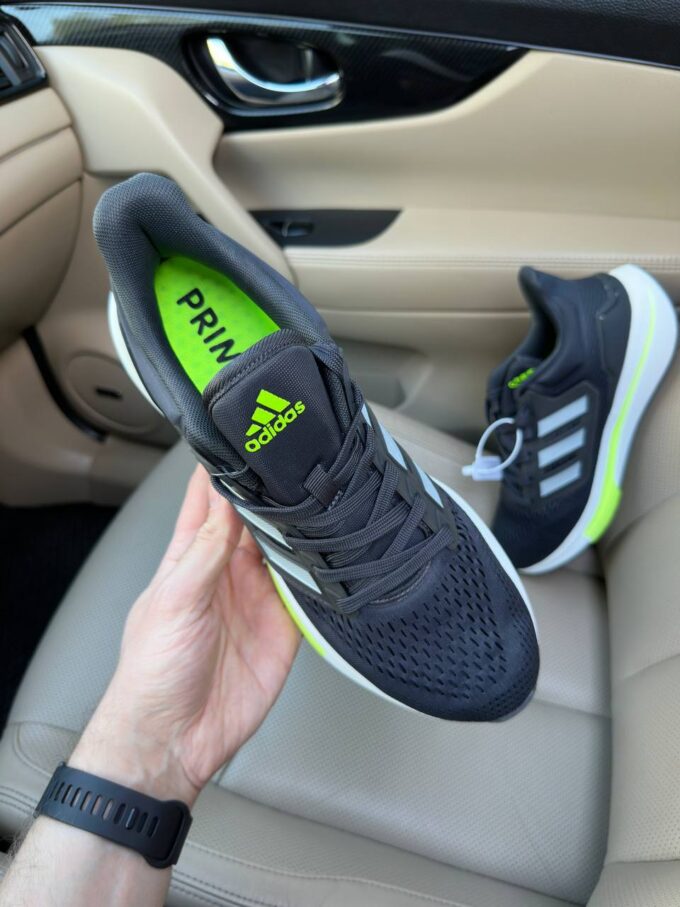 Adidas EQ21 Run Dark Grey White Yellow - Зображення 4