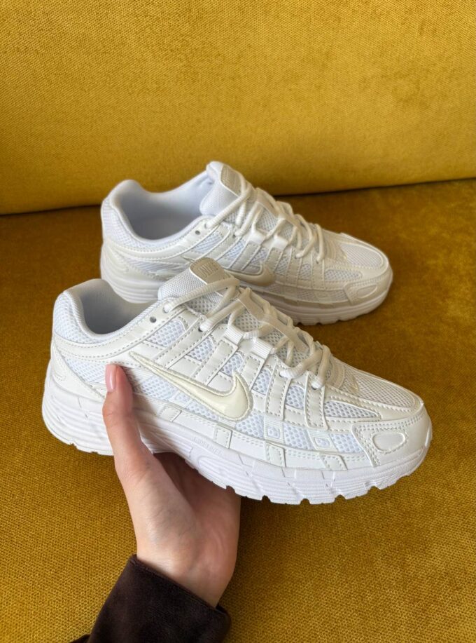 Nike P-6000 Triple White