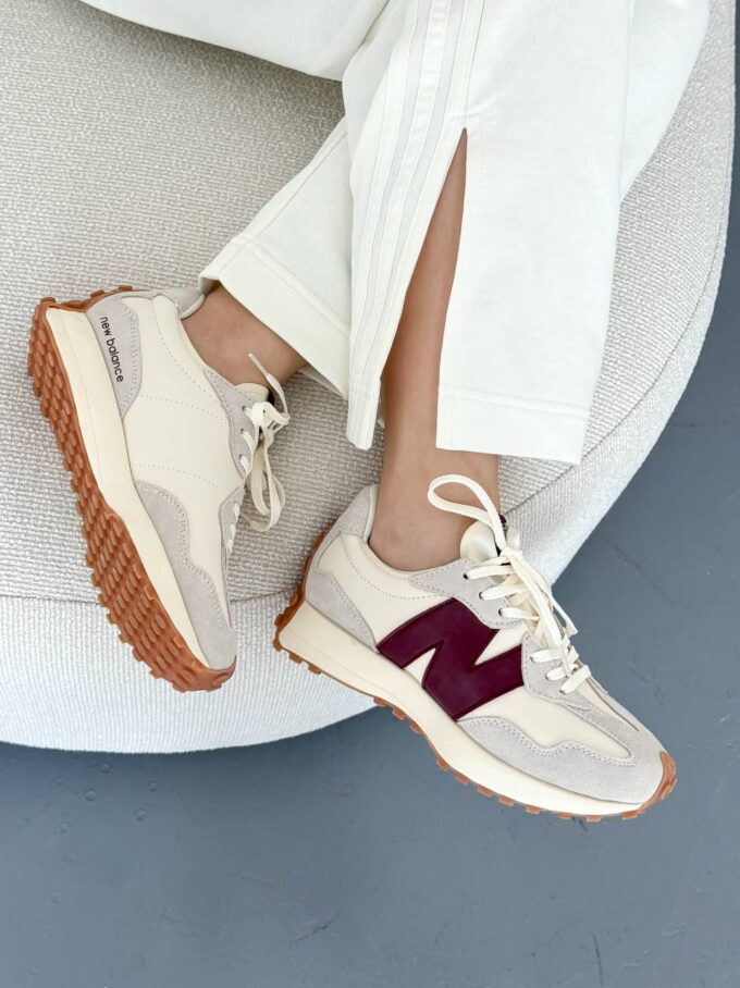 New Balance 327 Beige/Bordo