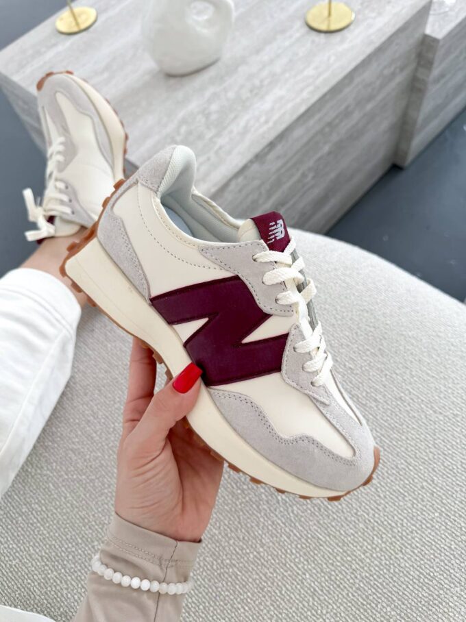 New Balance 327 Beige/Bordo - Зображення 5