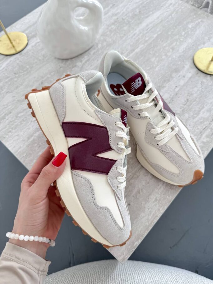 New Balance 327 Beige/Bordo - Зображення 6