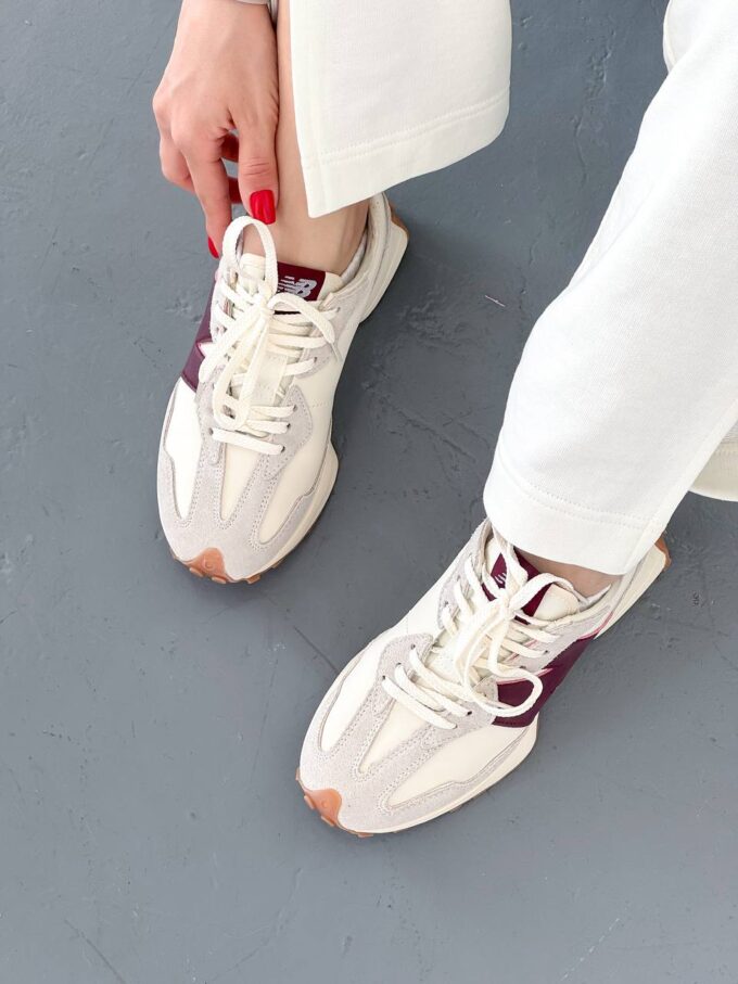 New Balance 327 Beige/Bordo - Зображення 3