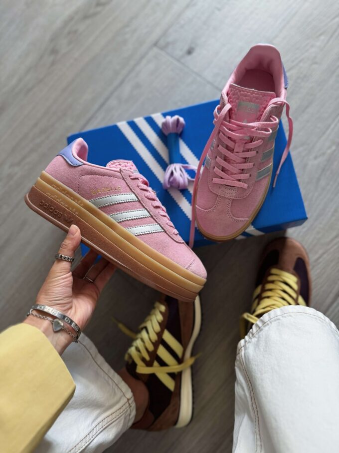 Adidas Gazelle Bold Bliss Pink Silver