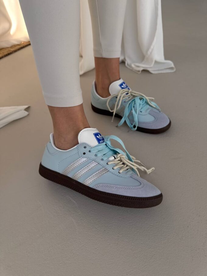 Adidas Samba Blue / Double Laces