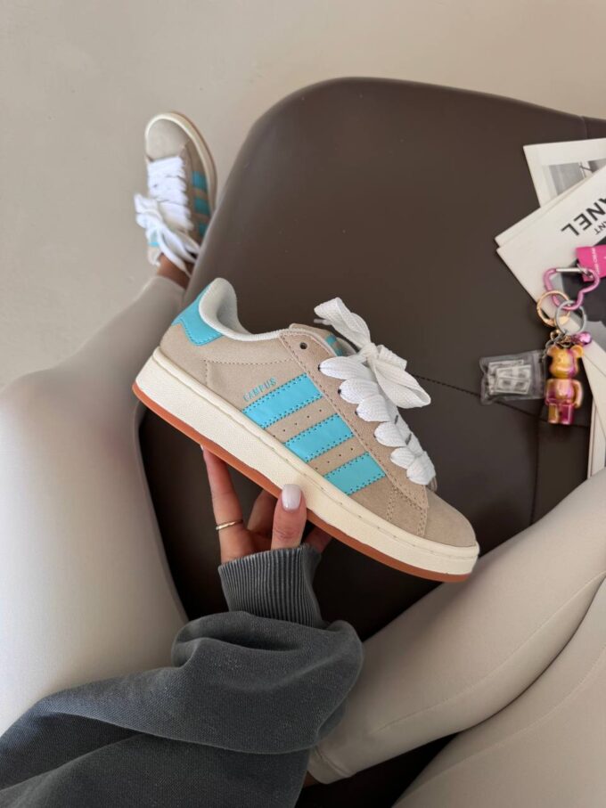 Adidas Campus Beige / Blue - Зображення 6