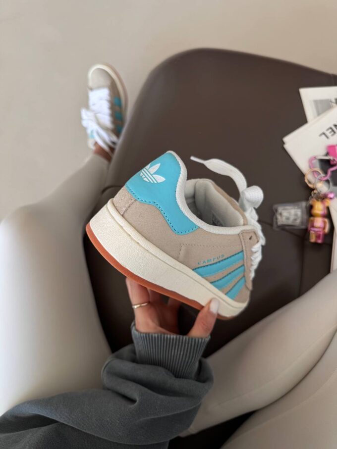 Adidas Campus Beige / Blue - Зображення 7