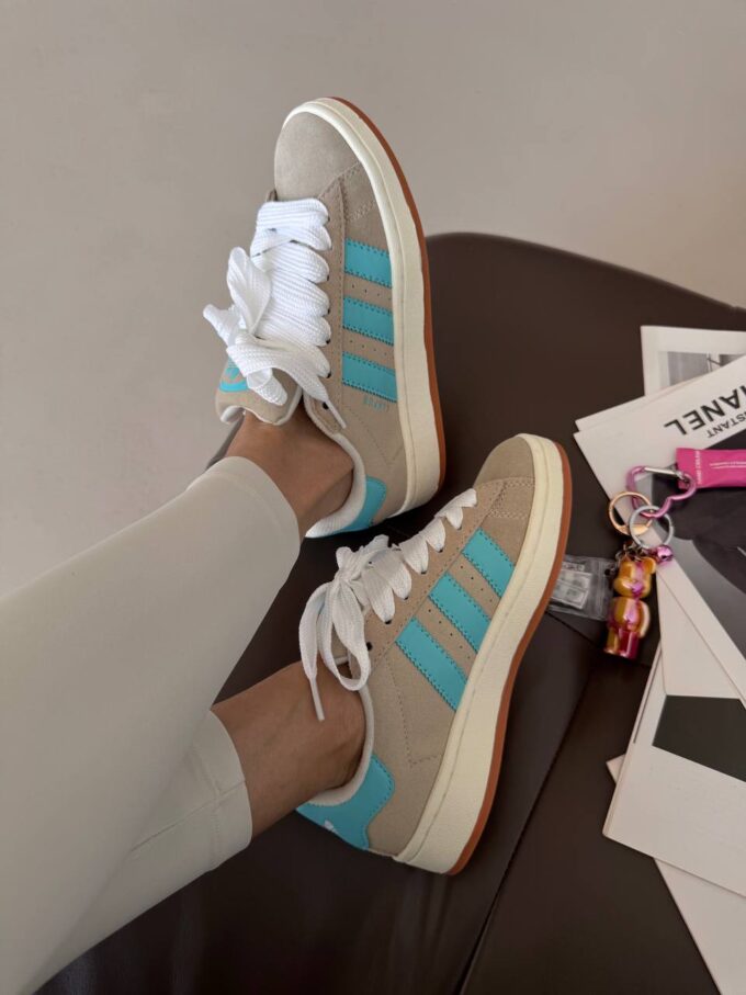 Adidas Campus Beige / Blue - Зображення 5