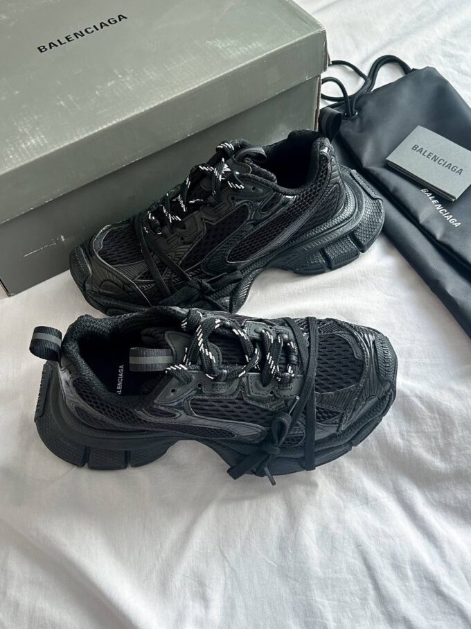 Balenciaga 3XL Sneakers Black Mesh and Polyurethane - Зображення 3