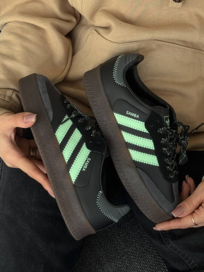 Adidas Samba Platform Black/Green - Зображення 6