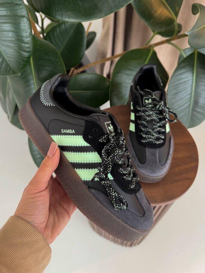 Adidas Samba Platform Black/Green - Зображення 3