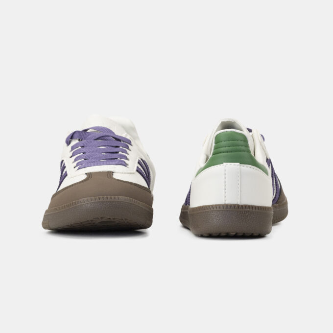 Adidas Samba Off White Core Purple Green Brown - Зображення 7