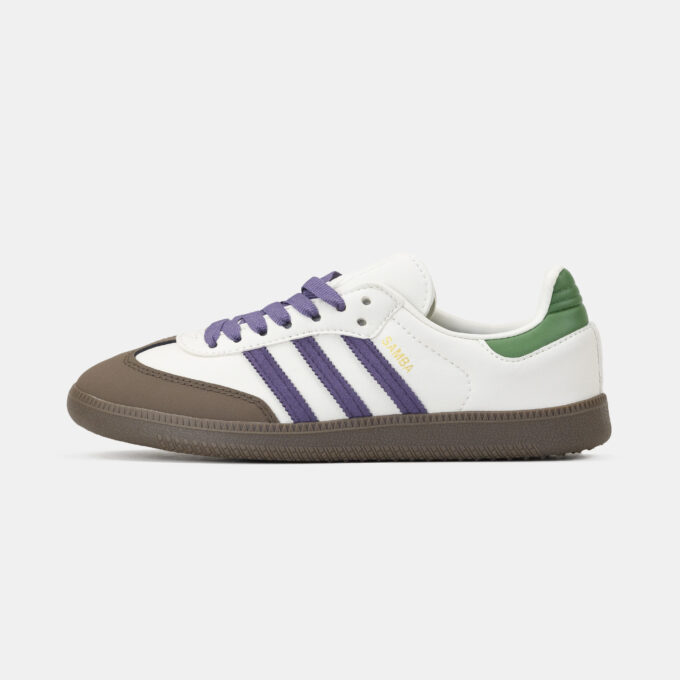 Adidas Samba Off White Core Purple Green Brown