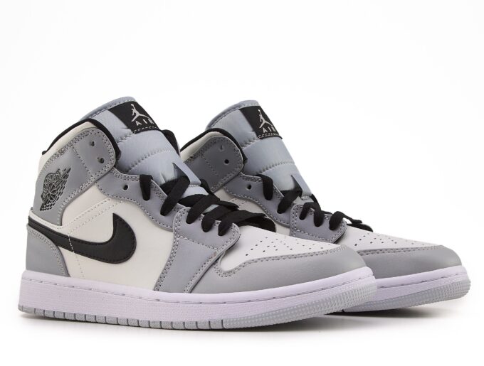 Nike Air Jordan 1 Retro Mid Smoke Grey - Зображення 3