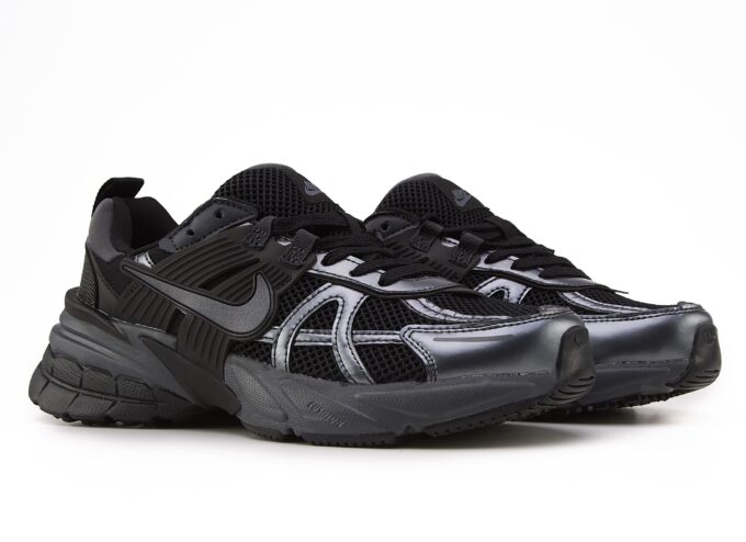 Nike V2K Run Black Dark Smoke Grey - Зображення 3