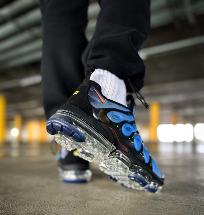 Nike Air Vapormax Plus Retro Knicks Blue Black Orange - Зображення 4