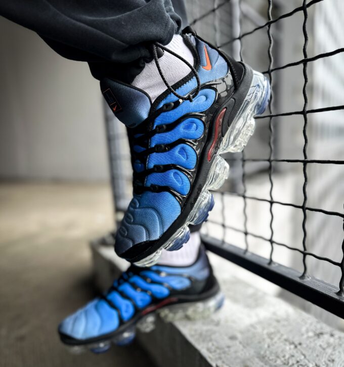 Nike Air Vapormax Plus Retro Knicks Blue Black Orange - Зображення 2