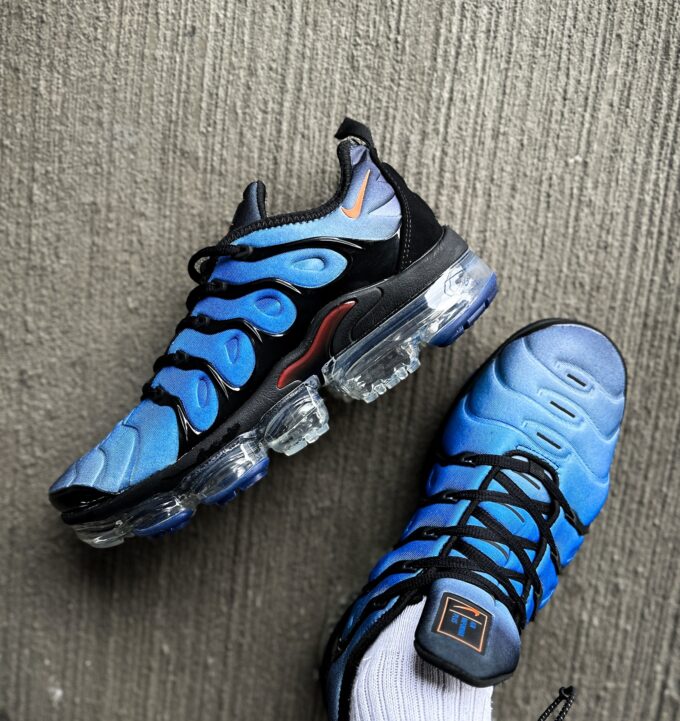 Nike Air Vapormax Plus Retro Knicks Blue Black Orange - Зображення 6