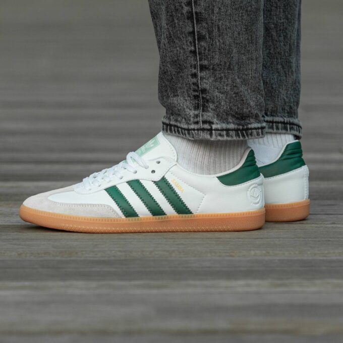 Adidas Samba White\Green