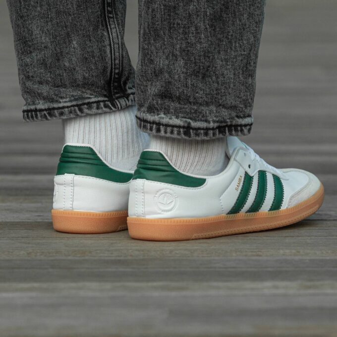 Adidas Samba White\Green - Зображення 5