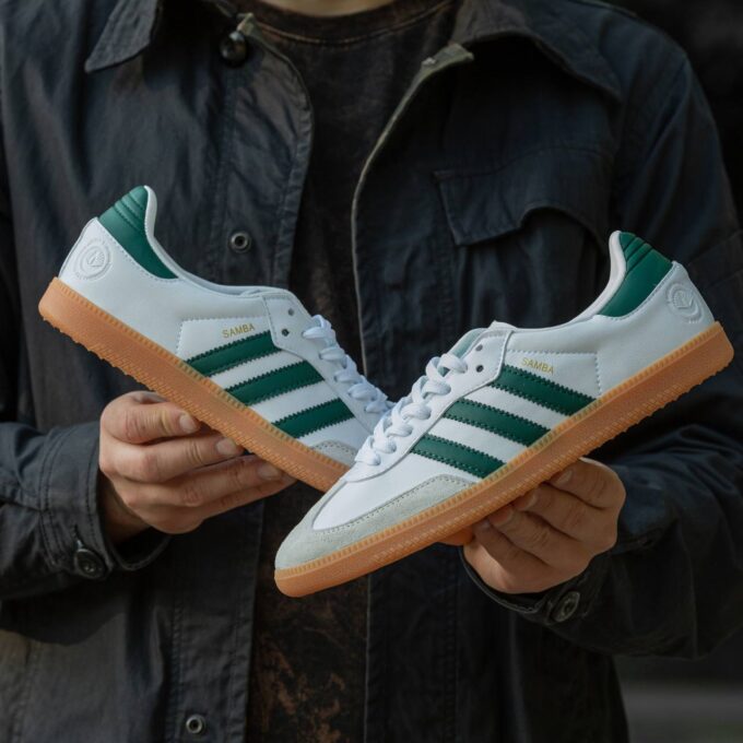 Adidas Samba White\Green - Зображення 6