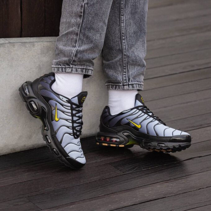 Nike Air Max Tn Plus  Black White Yellow - Зображення 2