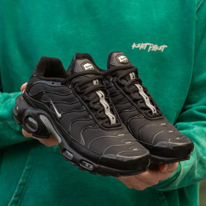Nike Air Max Tn Black White Swoosh - Зображення 3