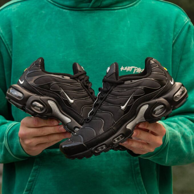 Nike Air Max Tn Black White Swoosh - Зображення 4