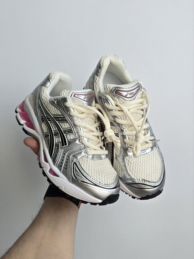 Asics Gel-Kayano 14 Beige Silver Pink - Зображення 2