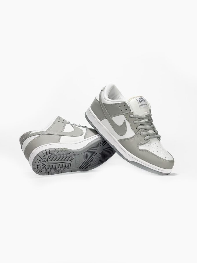Nike SB Dunk Low Grey/White - Зображення 3