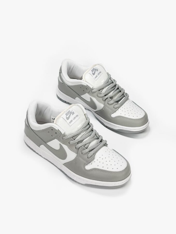 Nike SB Dunk Low Grey/White - Зображення 5