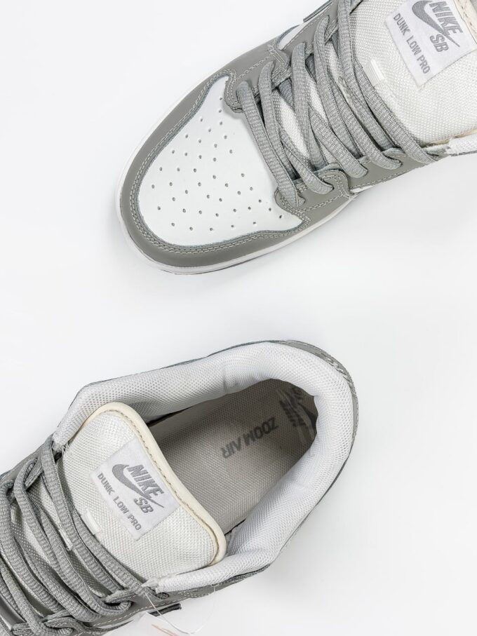 Nike SB Dunk Low Grey/White - Зображення 8