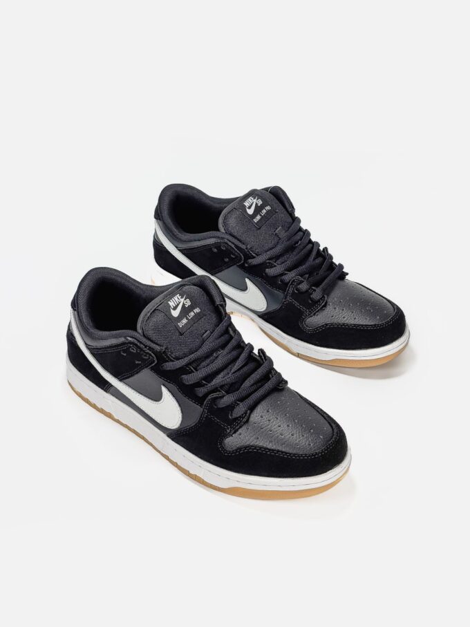 Nike SB Dunk Low Black/White - Зображення 6